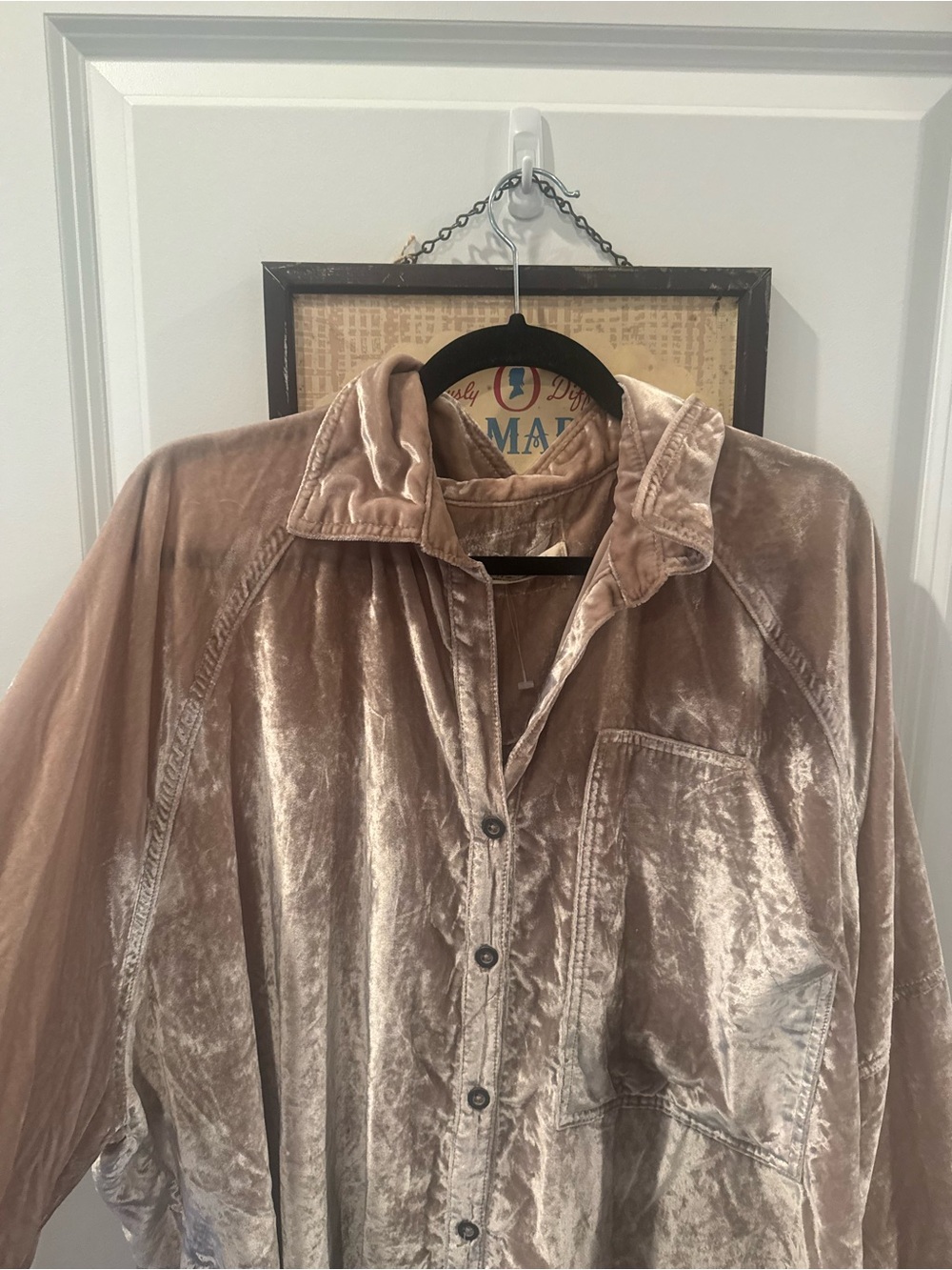 Free People We The Free Night Skies Velvet Top - Picture 7 of 9